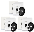 3 x O HUI Extreme White 3D Black Mask (6 Sheets) from Korea