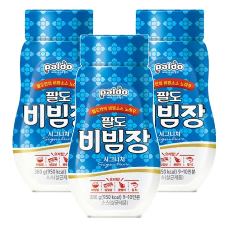 3 x Paldo Bibim Sauce (Bibimjang) Signature 380g for Bibimbap & Cold Noodles from Korea (Copy)