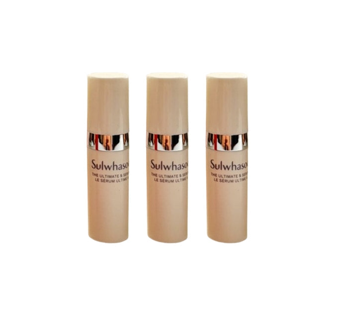 [For Testing] 3 x Sulwhasoo The Ultimate S Serum 5ml Korea