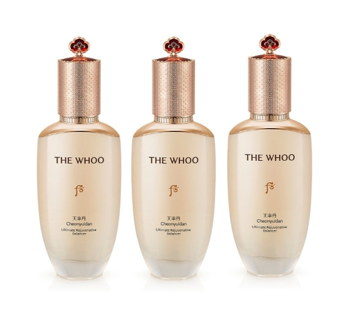 3 x The History of Whoo Cheonyuldan Hwayul Ultimate Rejuvenating Balancer 150ml from Korea