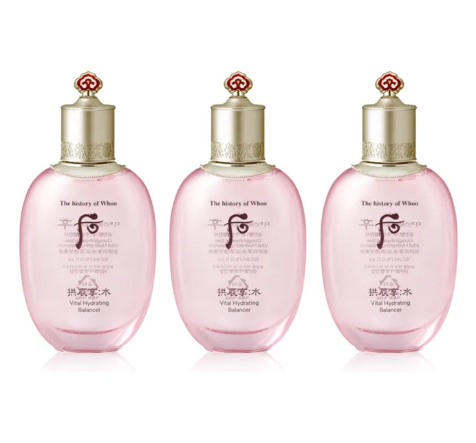 3 x The History of Whoo Gongjinhyang:Soo Sooyeon Vital Hydrating Balancer 150ml from Korea