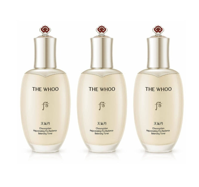 3 x The History of Whoo New Cheongidan Hwahyun Rejuvenating Pro-Radiance Balancing Toner 150ml Aug. 2026 from Korea
