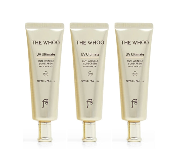 3 x The History of Whoo UV Ultimate Anti-Wrinkle Sun 50ml SPF50+ PA++++ from Korea