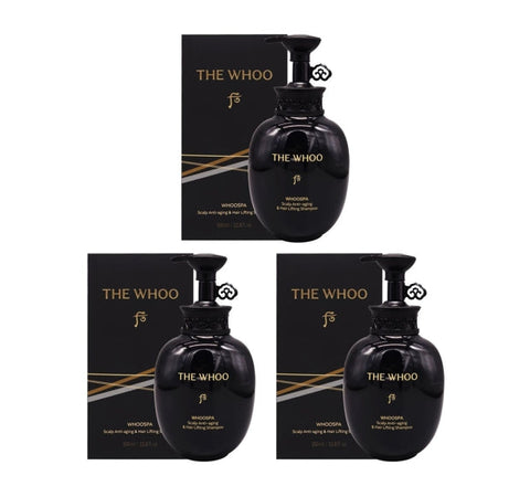 3 x The History of Whoo Whoospa Scalp Anti-aging Shampoo 350ml Sep. 2025 from Korea