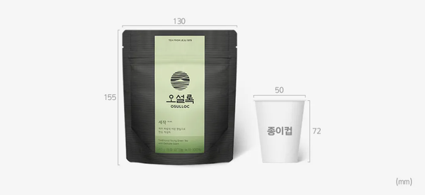 OSULLOC Sejak Green Tea, 1 Pack 40g (Leaf Tea, Green tea) from Korea_KT