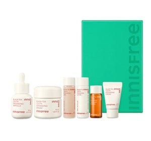 innisfree Black Tea Youth Enhancing Care Duo Set (6 Items) from Korea