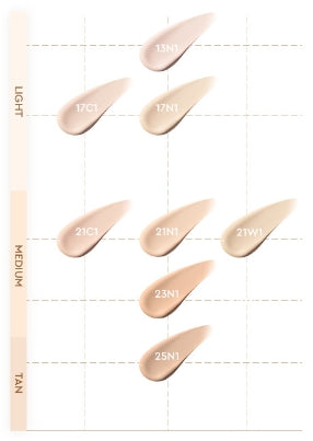 2 x HERA Glow Lasting Foundation 24H Radiandt Skin 30g, SPF22/PA++, 8 Colours from Korea