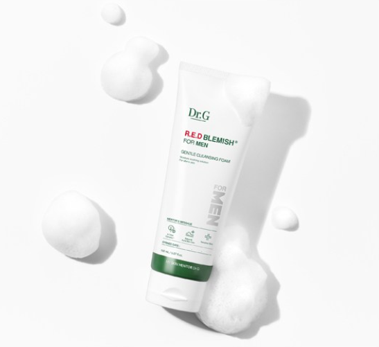 2 x [MEN] Dr.G Red Blemish for Men All Gentle Cleansing Foam 150ml from Korea_CL by Dr.G