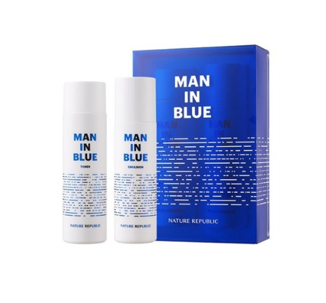 [MEN] NATURE REPUBLIC Men In Blue Homme Set (2 Items) from Korea