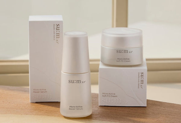 Su:m37 Micro-Active Soft Fit Cream Set (4 Items) from Korea