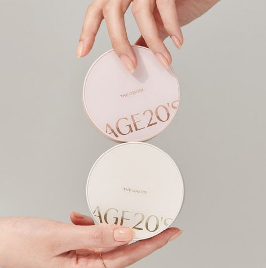 2 x AGE 20's The Origin Essence Pact #13 #21 #23 Pack (Main+Refill), SPF50+ PA+++ from Korea