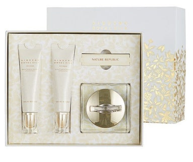 NATURE REPUBLIC Ginseng Royal Silk Watery Cream Set (3 Items) from Korea