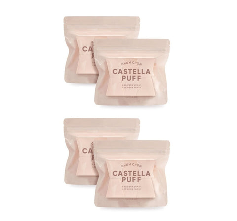 4 x BANILA CO Chom Chom Castella Puff 6 pieces from Korea