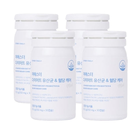4 x ESTHER FORMULA Diet Probiotics & Blood Sugar Care, 30 Capsules from Korea