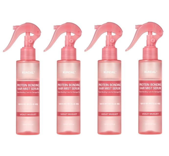 4 x KUNDAL Protein Damage Care Hair Mist Serum 150ml