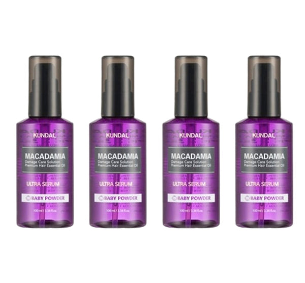 4 x KUNDAL Ultra Serum Hair Essence Baby Powder 100ml