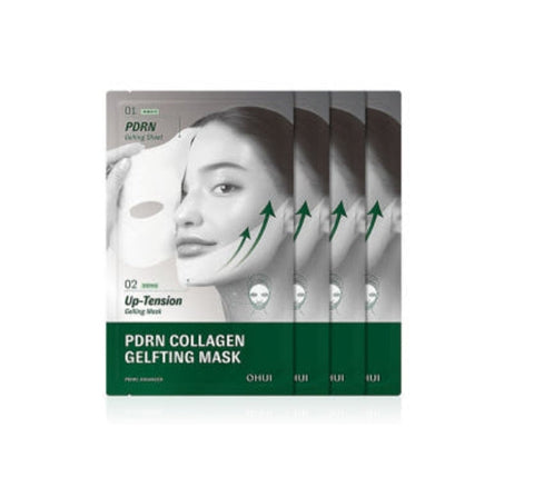 OHUI Prime Advancer PDRN Collagen Gel Lifting Mask – 4 Sheets from Korea