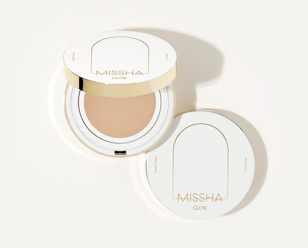 2 x MISSHA Glow Cushion Light 13g, SPF37 PA+++, 3 Colours from Korea by MISSHA