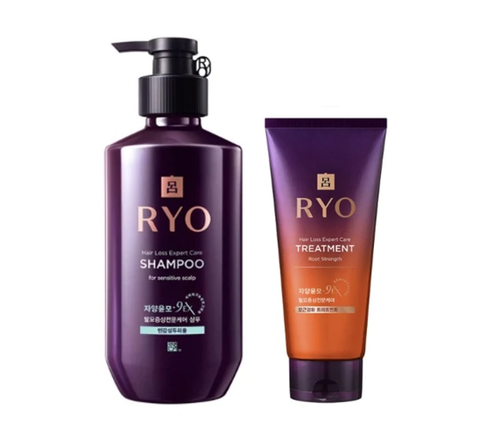 Ryo Jayangyunmo Hair Loss Expert Care Shampoo for Sensitive Scalp 400ml + Ryo Hair Loss Care Treatment 330ml from Korea by Ryo