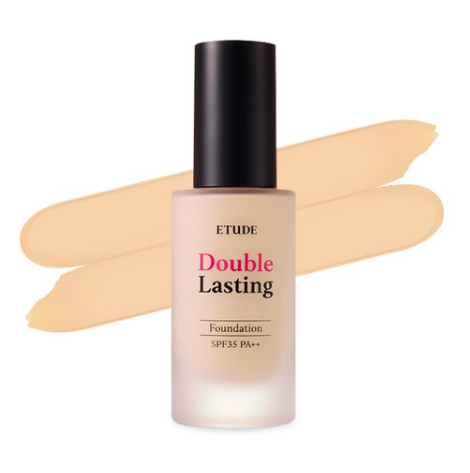 ETUDE Double Lasting Foundation, SPF35 PA++, 12 Colours from Korea