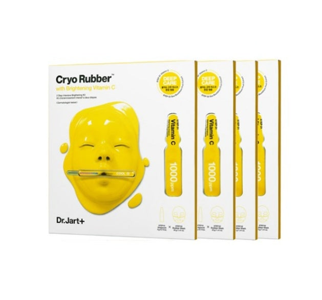 4 x Dr.Jart+ Cryo Rubber With Brightening Vitamin C from Korea