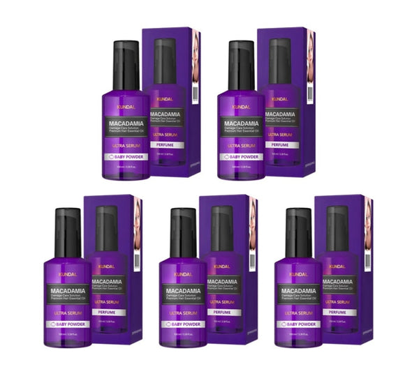 5 x KUNDAL Ultra Serum Hair Essence Baby Powder 100ml
