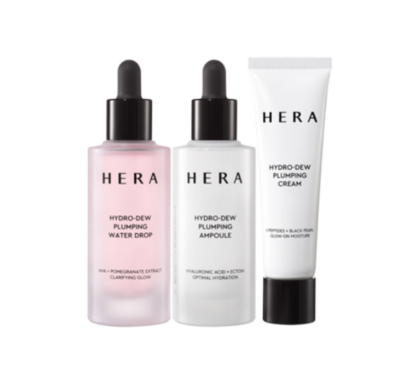 HERA Hydro-dew plumping Single Set (3 Items) from Korea