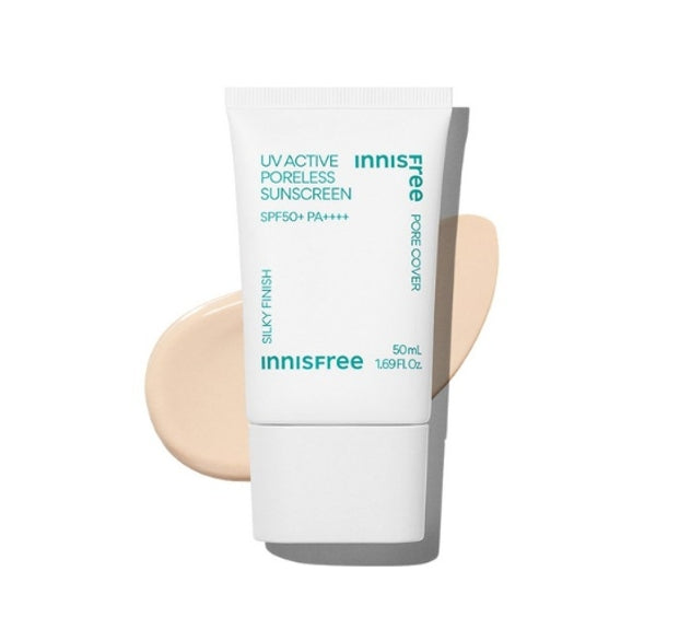 Innisfree UV Active Poreless Sun Cream 50ml, SPF 50+ PA++++ from Korea, Innisfree UV Active Poreless Sun Cream 50ml, SPF 50+ PA++++ from Korea_1