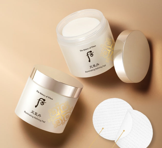 2 x The History of Whoo Cheongidan Hwahyun Illuminating Refining Pad 160ml(60ea) from Korea by The History of Whoo