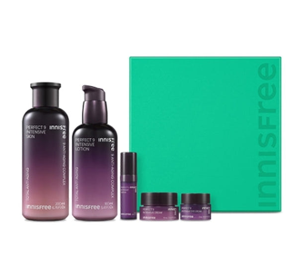 innisfree Perfect 9 Intensive Skincare Set (5 Items) from Korea