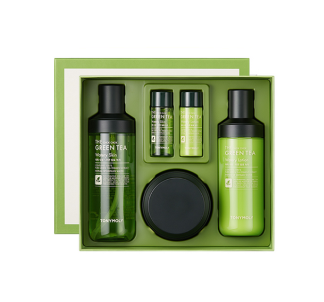TONYMOLY The Chok Chok Green Tea Watery Set 2 (5 Items) from Korea by TONYMOLY