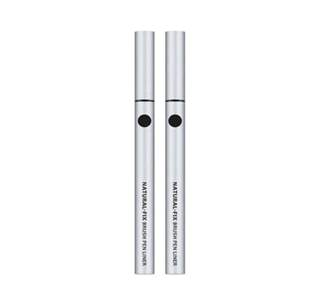 2 x MISSHA Natural Fix Brush Pen Liner Black/ Brown 0.6g from Korea by MISSHA