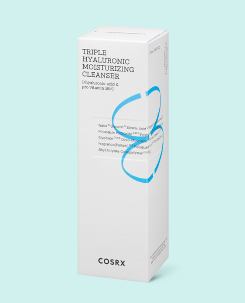 COSRX Triple Hyaluronic Moisturizing Cleanser 150ml from Korea by COSRX