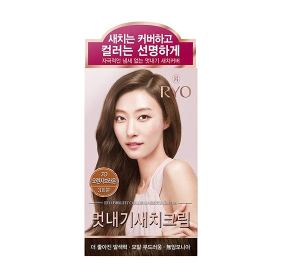 3 x Ryo Uahche Bright Color Hair Dye Cream 120g, 6 Colours from Korea