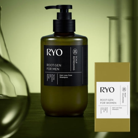 Ryo ROOT:GEN for Men Scalp Refreshing Hair Loss Care Shampoo 353ml or 515ml from Korea