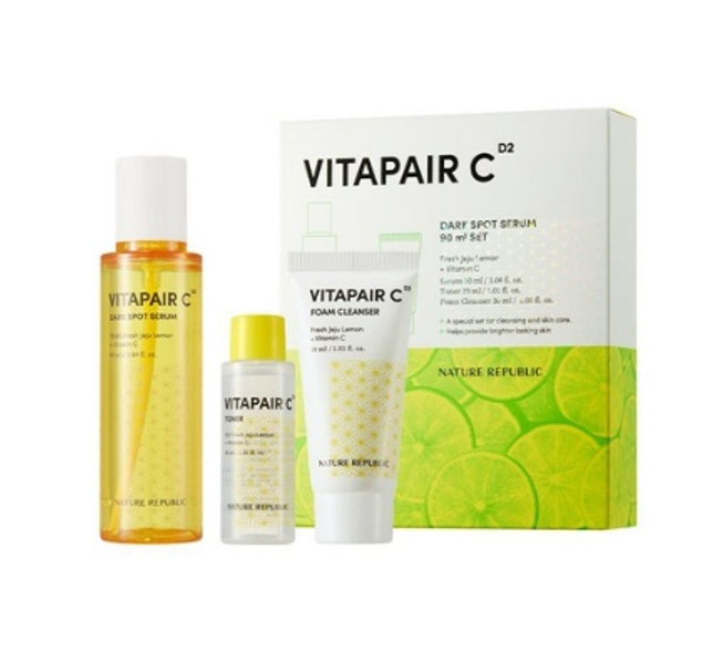 NATURE REPUBLIC Vitapair C Dark Spot Serum 90ml Special Set(3 Items) from Korea