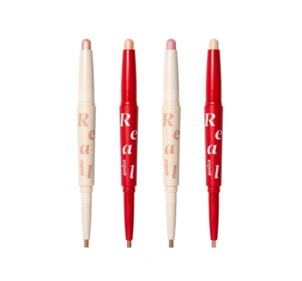 2 x espoir Real Eye Dual Stick 4colours from Korea