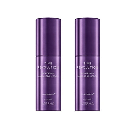 2 x MISSHA Time Revolution Night Repair Ampoule Balm Stick 10g from Korea