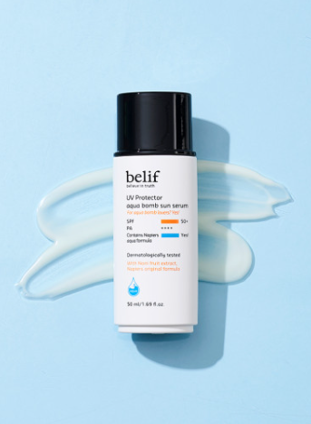 belif UV Protector Aqua Bomb Sun Serum AD 50ml from Korea