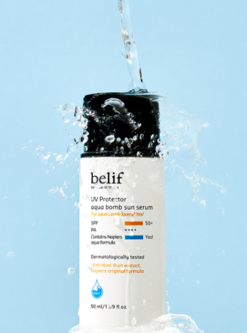 belif UV Protector Aqua Bomb Sun Serum AD 50ml from Korea by belif