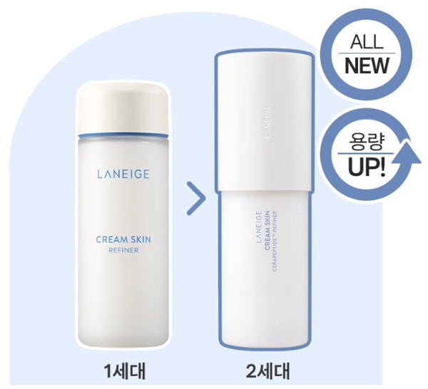 2 x LANEIGE Cream Skin Cerapeptide Refiner 170ml + Pump from Korea