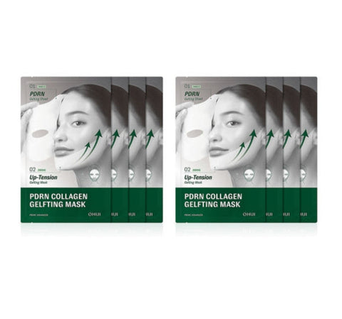 OHUI Prime Advancer PDRN Collagen Gel Lifting Mask – 8 Sheets from Korea