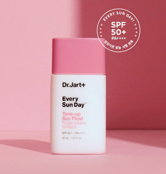 2 x Dr.Jart+ Every Sun Day Tone Up Sun Fluid 30ml, SPF50+ PA++++ from Korea