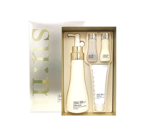 Su:m37 Skin Saver Essential Clear Cleansing Foam April 2024 Set (4 Items) from Korea