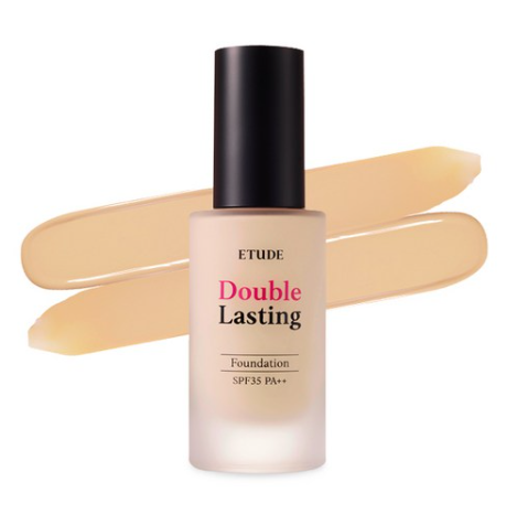 ETUDE Double Lasting Foundation, SPF35 PA++, 12 Colours from Korea