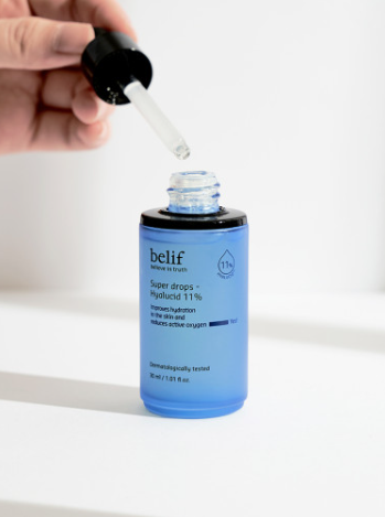 belif Super drops Hyalucid 11% 30ml from Korea