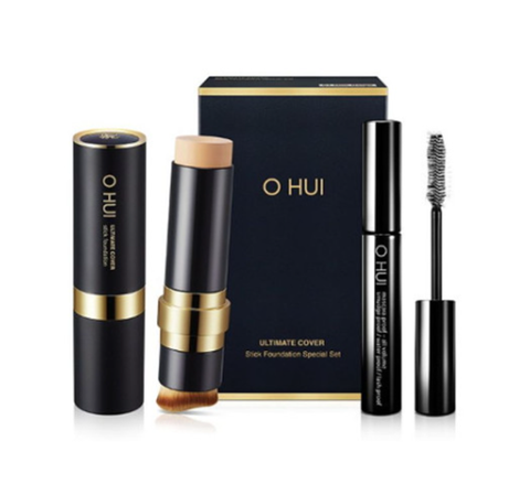 O HUI Ultimate Stick Foundation #1 Milk Beige June 2025 Set(2 Items) from Korea