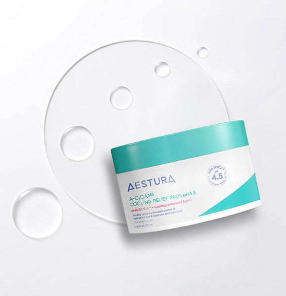 2 x AESTURA A-Cica 365 Cooling Relief Pads pH4.5, 60 Pads from Korea