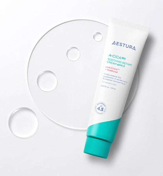 2 x AESTURA A-Cica365 Soothing Repair Cream pH4.5 60ml from Korea