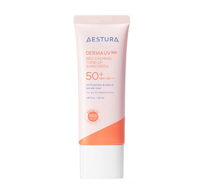 AESTURA Derma UV365 Red Calming Tone-Up Sunscreen 40ml from Korea